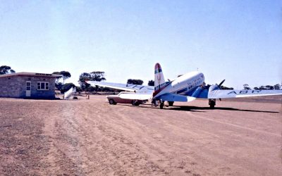 VH-ABR at Minnipa, South Australia in ASA livery, Jan 1963. Photo Credit: Brian Woodhouse. VH-ABR at Minnipa, South Australia in ASA livery, Jan 1963. Photo Credit: Brian Woodhouse.