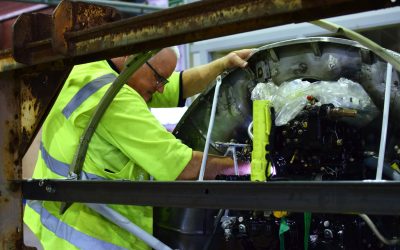 Another one of Brian working on the engine. Feb 2017. Another one of Brian working on the engine. Feb 2017.