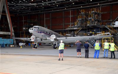 Hangar doors open as we prepare to push Kanana out. The restoration team take a few snaps. Feb 2017. Hangar doors open as we prepare to push Kanana out. The restoration team take a few snaps. Feb 2017.