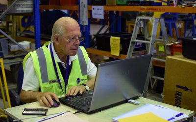 John Wilson working on his CAD model of the engine sling, which will be used to lift the engines up for reinstallation. Feb 2017. John Wilson working on his CAD model of the engine sling, which will be used to lift the engines up for reinstallation. Feb 2017.