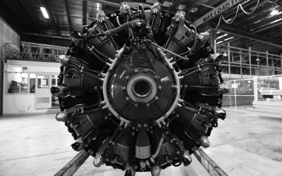 Wright Cyclone 1820 engine, ready for installation. Feb 2017. Wright Cyclone 1820 engine, ready for installation. Feb 2017.